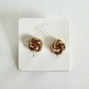 Anthropologie - Double Knot Post Earrings - NWOT